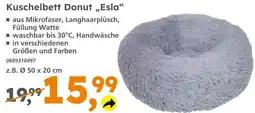 Globus Baumarkt Kuschelbett donut „esla“ Angebot