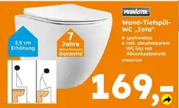 Globus Baumarkt Primaster wand-tiefspül-wc „iota“ Angebot