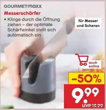 Netto Marken-Discount GOURMETmaxx Messerschärfer Angebot