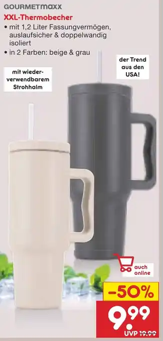 Netto Marken-Discount GOURMETmaxx XXL-Thermobecher Angebot