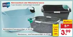 Netto Marken-Discount Priva Mehrzweckkorb oder Wäschekorb/-wanne Angebot