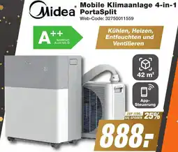 K+B Expert Midea Mobile Klimaanlage 4-in-1 PortaSplit Angebot