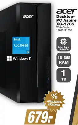 K+B Expert acer Desktop PC Aspire XC-1785 Angebot