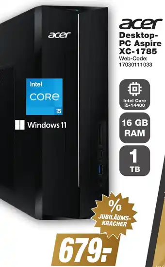 K+B Expert acer Desktop PC Aspire XC-1785 Angebot