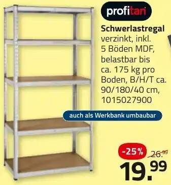 ROLLER Profitan Schwerlastregal Angebot