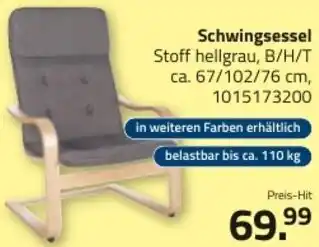 ROLLER Schwingsessel Angebot