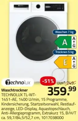ROLLER Technolux Waschtrockner Angebot