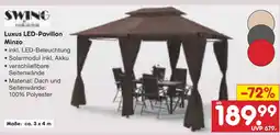 Netto Marken-Discount SWING Luxus LED-Pavillon Minzo Angebot