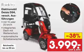 Netto Marken-Discount Rolektro Elektromobil Deisla DS4 Angebot