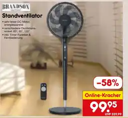 Netto Marken-Discount BRANDSON Standventilator Angebot