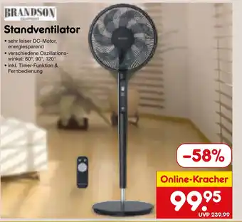 Netto Marken-Discount BRANDSON Standventilator Angebot