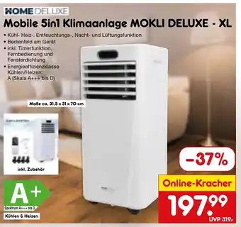Netto Marken-Discount HOME DELUXE Mobile 5in1 Klimaanlage MOKLI DELUXE - XL Angebot