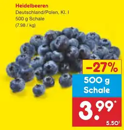 Netto Marken-Discount Heidelbeeren Angebot