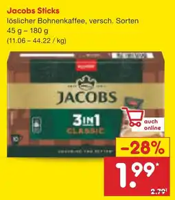 Netto Marken-Discount Jacobs Sticks Angebot