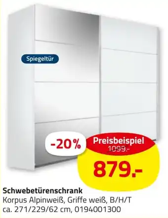 ROLLER Schwebetürenschrank Angebot