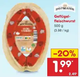 Netto Marken-Discount Geflügelfleischwurst Angebot