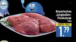 E-Center Bayerisches Jungbullen- Flanksteak Angebot