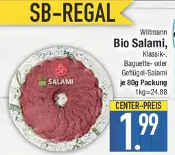 E-Center Wiltmann Bio Salami Angebot