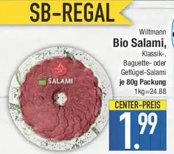 E-Center Wiltmann Bio Salami Angebot