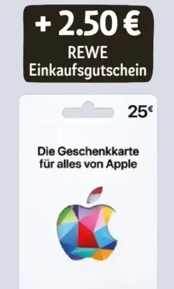 REWE Center Apple Geschenkkarten Angebot