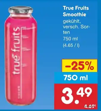 Netto Marken-Discount true fruits Smoothie Angebot