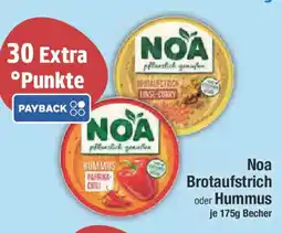 E-Center Noa Brotaufstrich oder Hummus Angebot