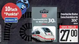 E-Center Deutsche Bahn Geschenkkarte Angebot