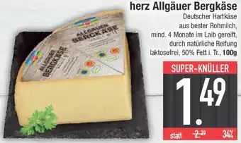 E-Center herz Allgäuer Bergkäse Angebot