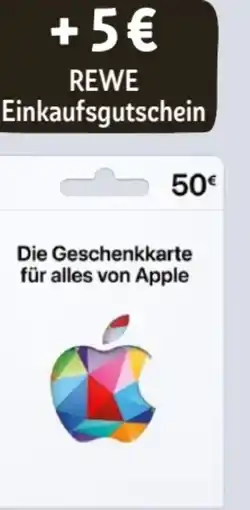 REWE Center Apple Geschenkkarten Angebot