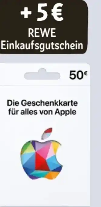 REWE Center Apple Geschenkkarten Angebot