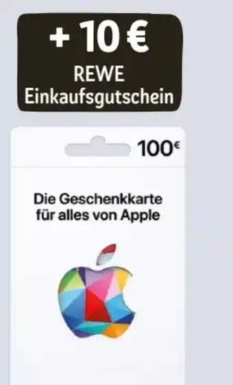 REWE Center Apple Geschenkkarten Angebot