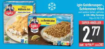 E-Center iglo Goldknusper-, Schlemmer-Filet Angebot