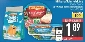E-Center Milkana Schmelzkäse Angebot