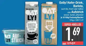 E-Center Oatly! Hafer-Drink, Barista, oder Aufstrich Angebot