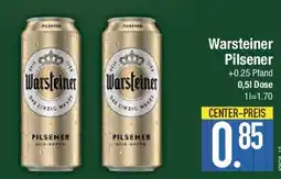 E-Center Warsteiner PILSENER Angebot