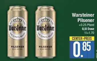 E-Center Warsteiner PILSENER Angebot