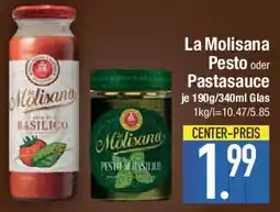 E-Center La Molisana Pesto oder Pastasauce Angebot
