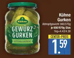 E-Center Kühne Gurken Angebot