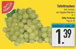 E-Center GUT & GÜNSTIG Tafeltrauben Angebot