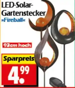 Wreesmann LED-Solar- Gartenstecker Fireball Angebot