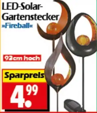 Wreesmann LED-Solar- Gartenstecker Fireball Angebot