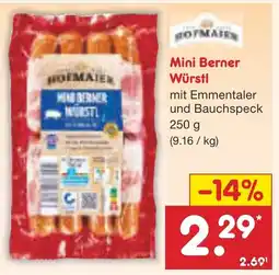 Netto Marken-Discount Mini Berner Würstl Angebot