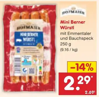 Netto Marken-Discount Mini Berner Würstl Angebot