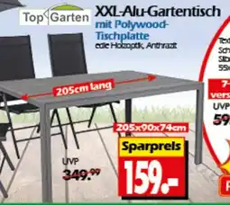 Wreesmann Top Garten XXL-Alu-Gartentisch Angebot