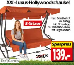 Wreesmann XXL-Luxus-Hollywoodschaukel Top Garten Angebot