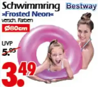 Wreesmann Schwimmring Bestway Frosted Neon Angebot