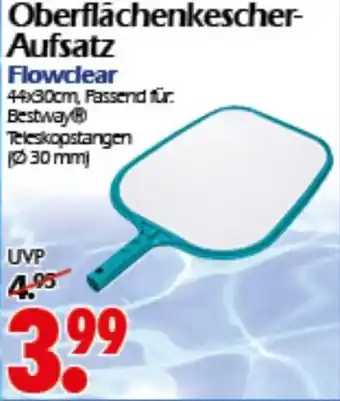 Wreesmann Oberflächenkescher- Aufsatz Flowclear Angebot