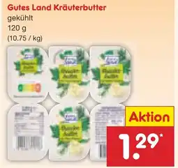 Netto Marken-Discount Gutes Land Kräuterbutter Angebot