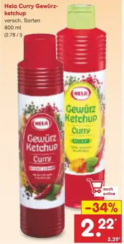 Netto Marken-Discount Hela Curry Gewürzketchup Angebot