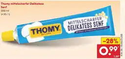 Netto Marken-Discount Thomy mittelscharfer Delikatess Senf Angebot